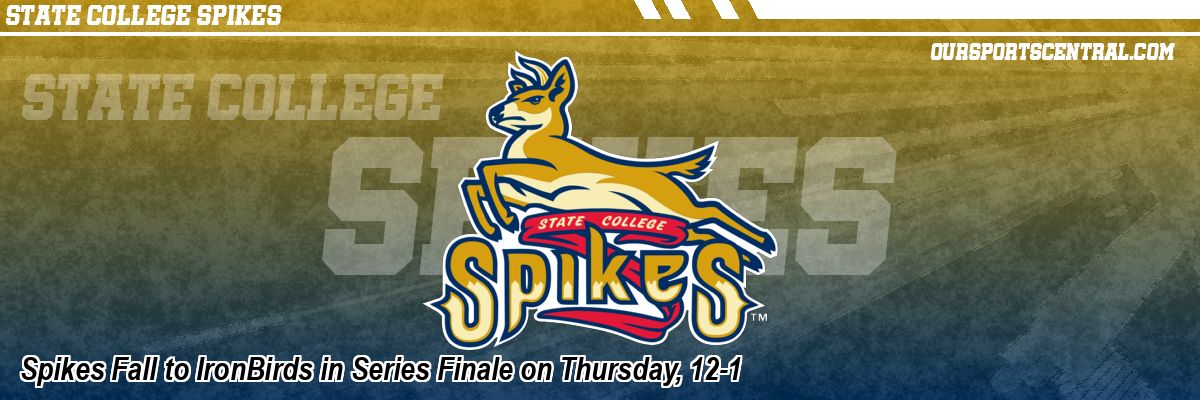 Spikes Fall to IronBirds in Series Finale on Thursday, 12-1