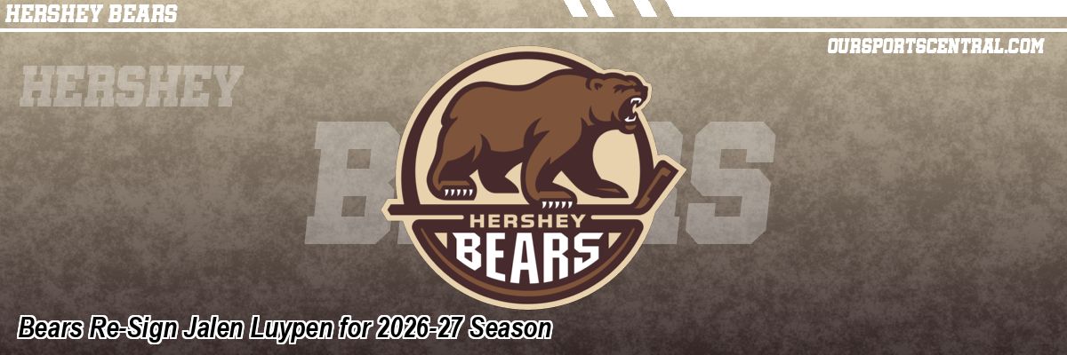Bears Re-Sign Jalen Luypen for 2026-27 Season