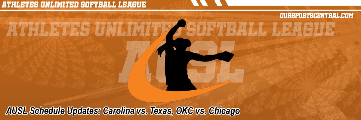 AUSL Schedule Updates: Carolina vs. Texas, OKC vs. Chicago