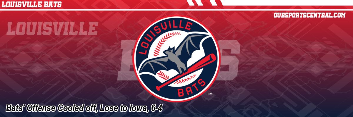 Bats' Offense Cooled off, Lose to Iowa, 6-4