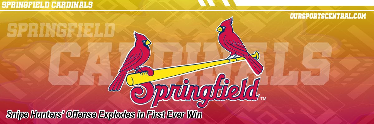 Snipe Hunters' Offense Explodes in First Ever Win