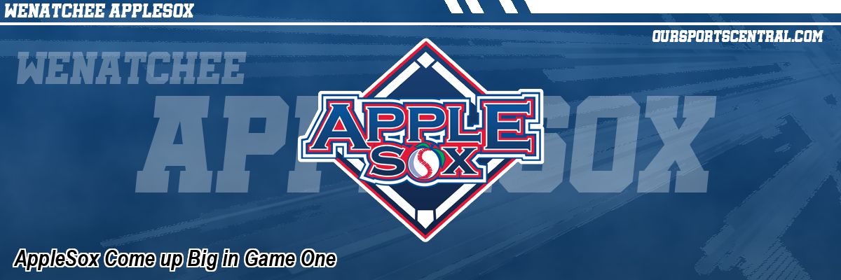 AppleSox Come up Big in Game One