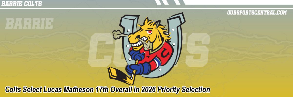 Colts Select Lucas Matheson 17th Overall in 2026 Priority Selection