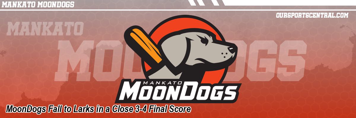 MoonDogs Fall to Larks in a Close 3-4 Final Score