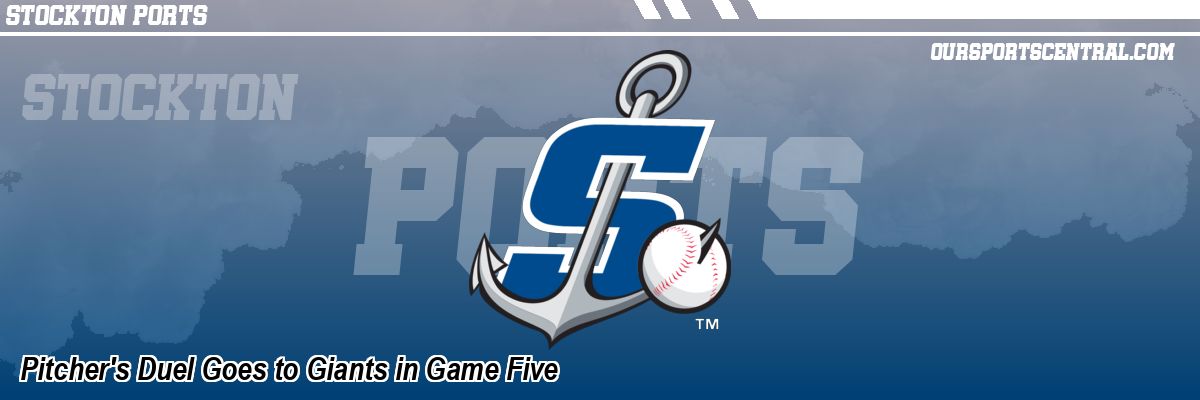 Pitcher's Duel Goes to Giants in Game Five