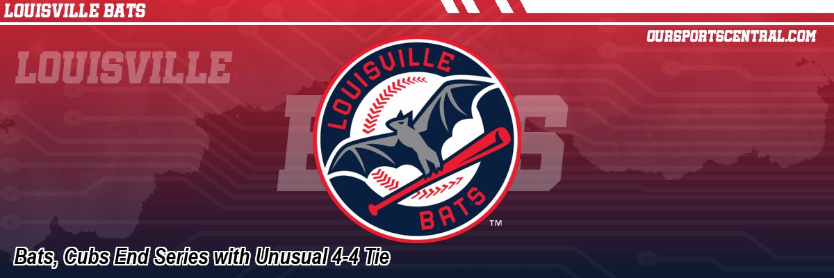 Bats, Cubs End Series with Unusual 4-4 Tie