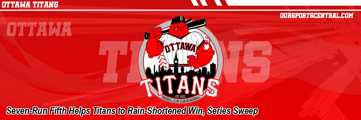 Seven-Run Fifth Helps Titans to Rain-Shortened Win, Series Sweep