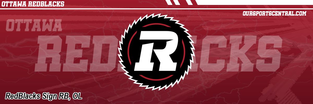 RedBlacks Sign RB, OL