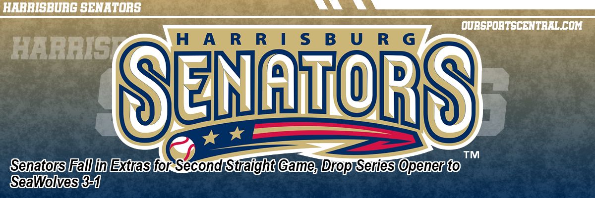 Senators Fall in Extras for Second Straight Game, Drop Series Opener to SeaWolves 3-1