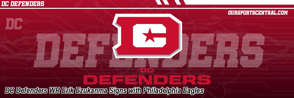 DC Defenders WR Erik Ezukanma Signs with Philadelphia Eagles