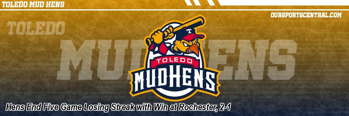 Hens End Five Game Losing Streak with Win at Rochester, 2-1