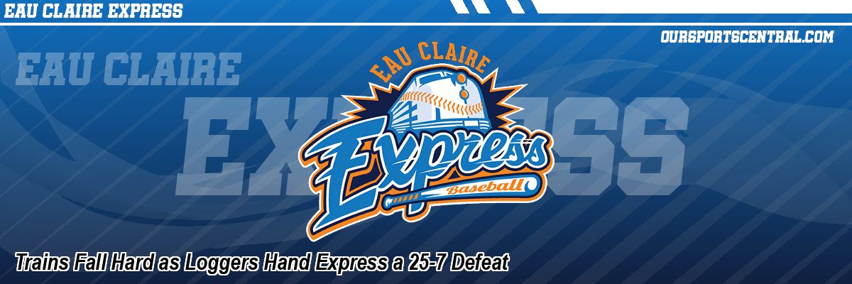 Trains Fall Hard as Loggers Hand Express a 25-7 Defeat