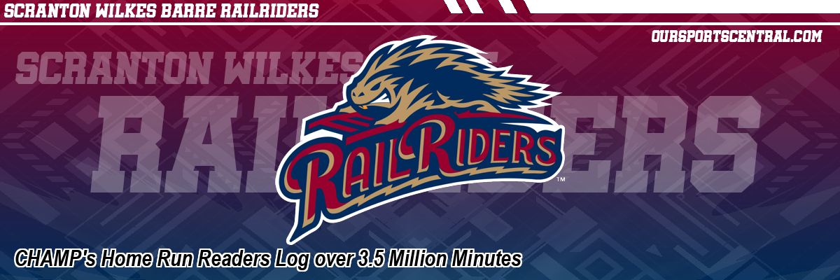 CHAMP's Home Run Readers Log over 3.5 Million Minutes