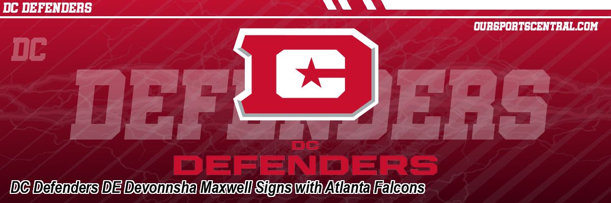 DC Defenders DE Devonnsha Maxwell Signs with Atlanta Falcons