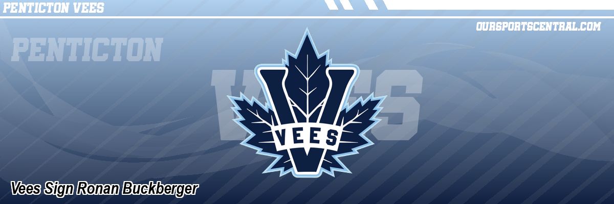 Vees Sign Ronan Buckberger
