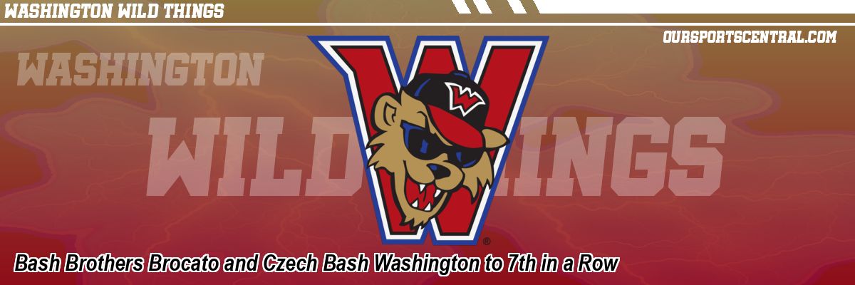 Bash Brothers Brocato and Czech Bash Washington to 7th in a Row