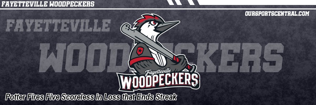 Potter Fires Five Scoreless in Loss that Ends Streak