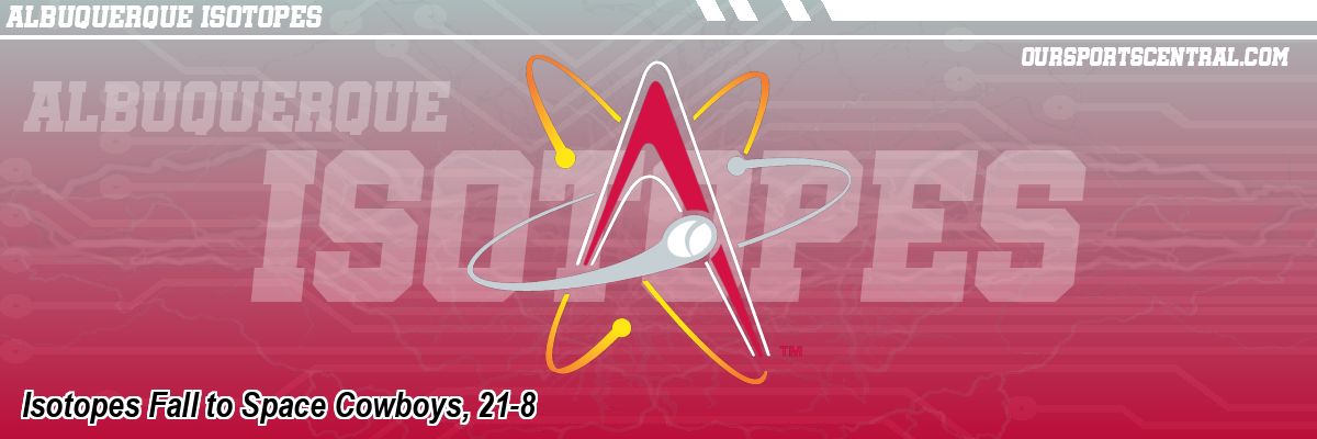 Isotopes Fall to Space Cowboys, 21-8