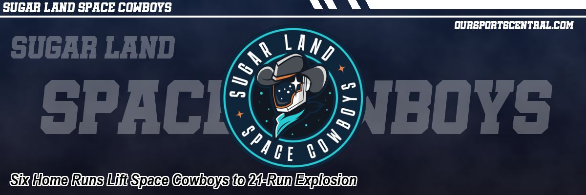 Six Home Runs Lift Space Cowboys to 21-Run Explosion