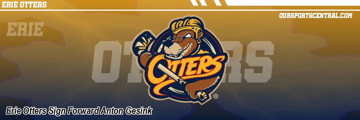 Erie Otters Sign Forward Anton Gesink
