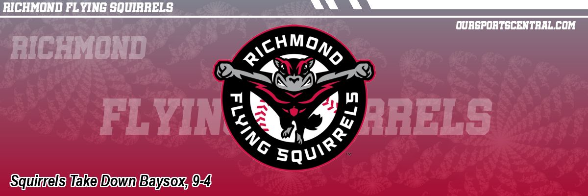 Squirrels Take Down Baysox, 9-4
