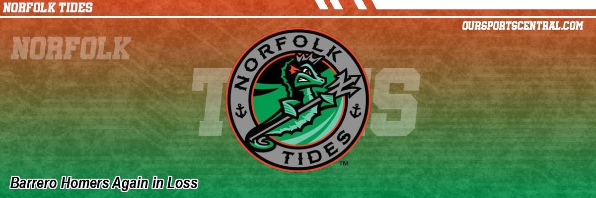 Barrero Homers Again in Loss