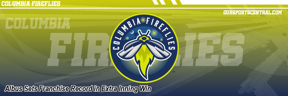 Albus Sets Franchise Record in Extra Inning Win