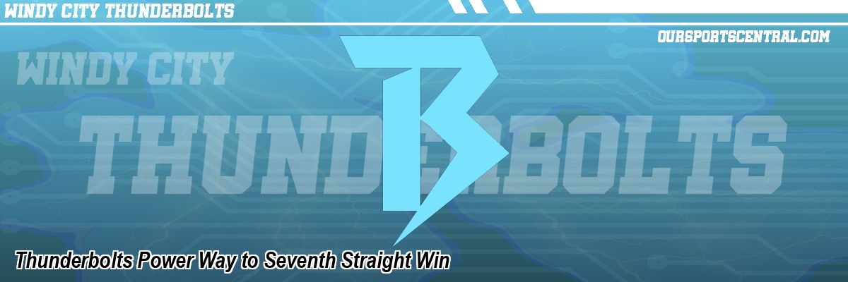 Thunderbolts Power Way to Seventh Straight Win