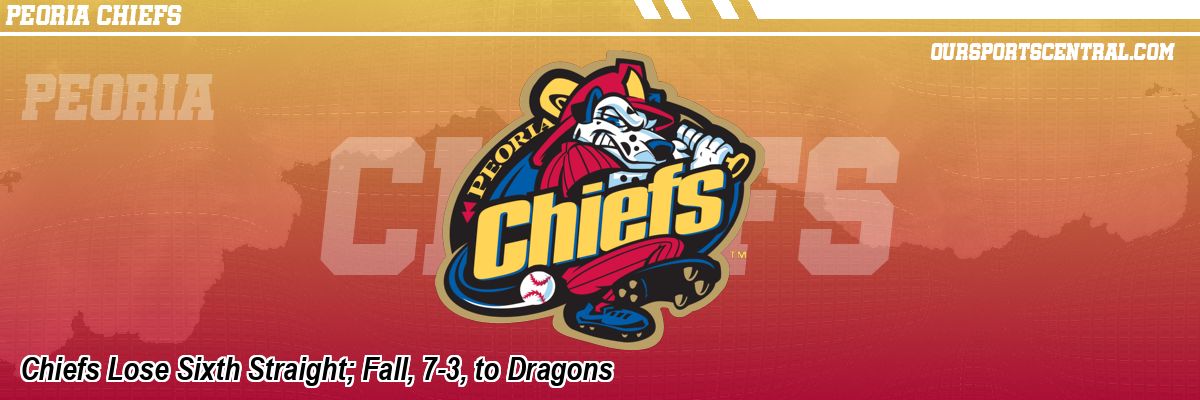 Chiefs Lose Sixth Straight; Fall, 7-3, to Dragons
