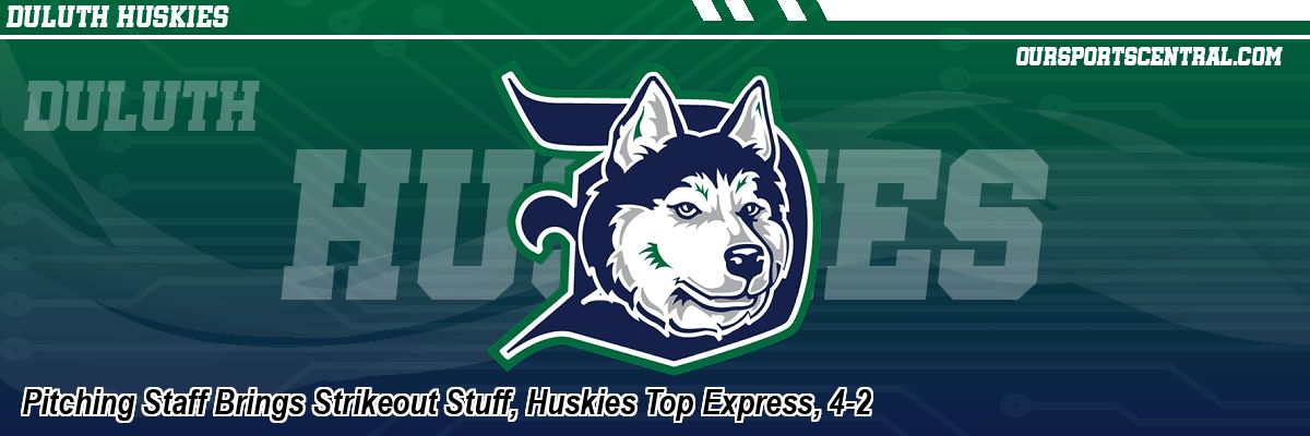 Pitching Staff Brings Strikeout Stuff, Huskies Top Express, 4-2