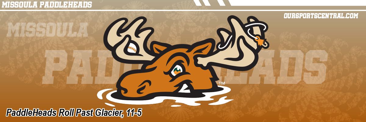 PaddleHeads Roll Past Glacier, 11-5