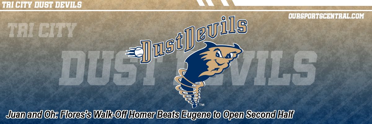 Juan and Oh: Flores's Walk-Off Homer Beats Eugene to Open Second Half