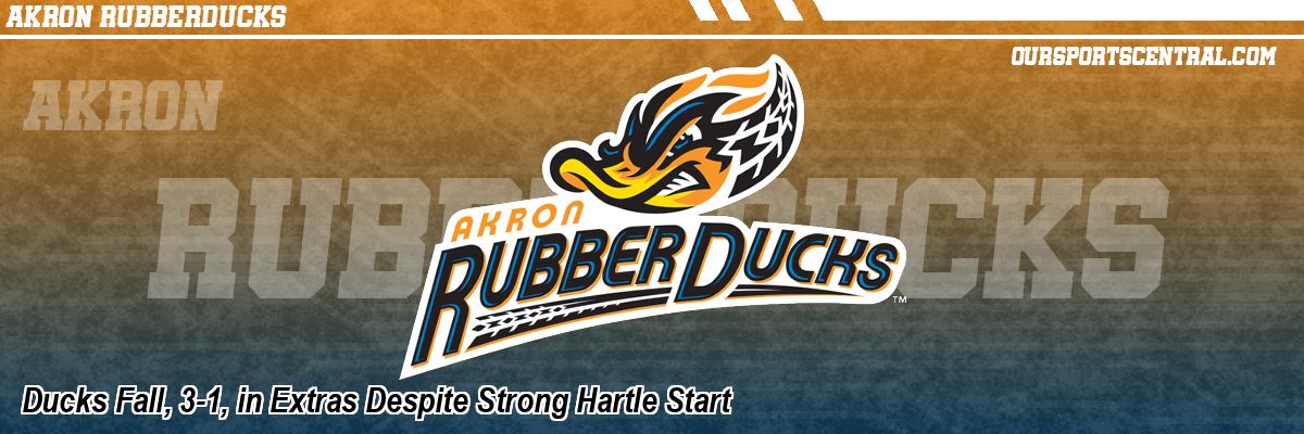 Ducks Fall, 3-1, in Extras Despite Strong Hartle Start