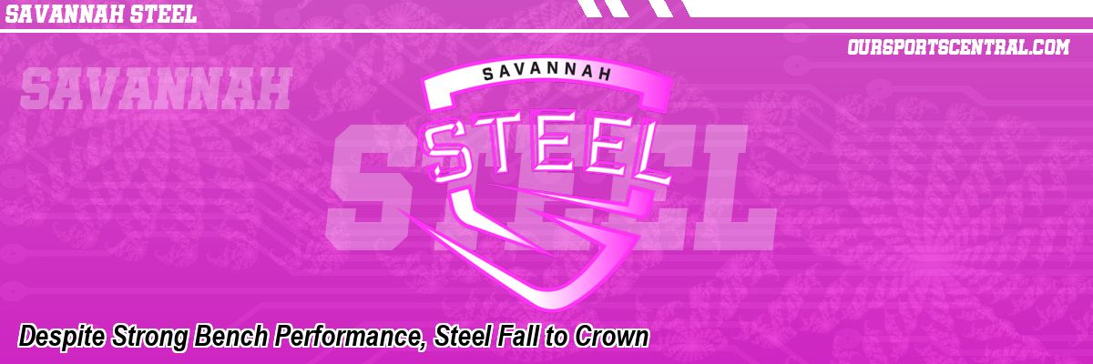 Despite Strong Bench Performance, Steel Fall to Crown