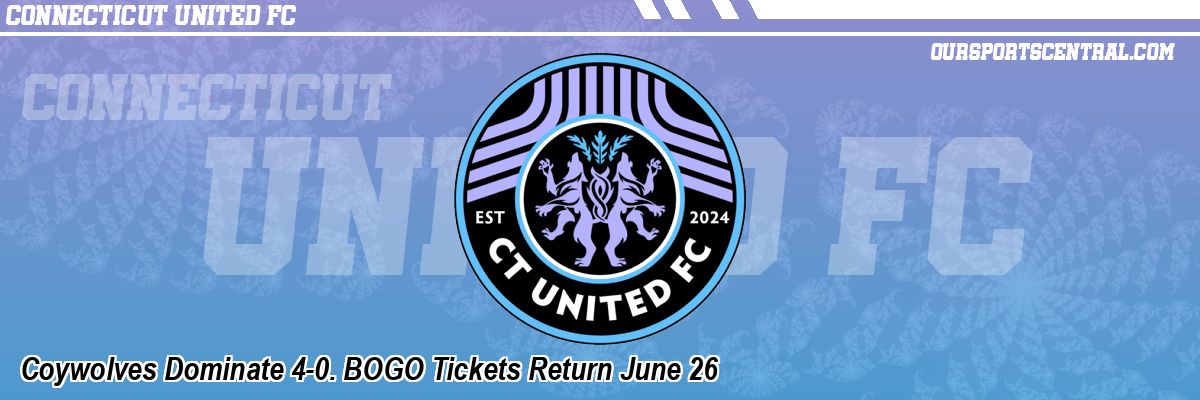 Coywolves Dominate 4-0. BOGO Tickets Return June 26
