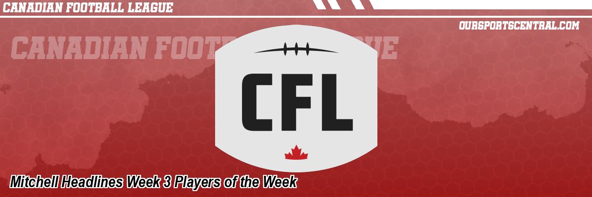 Mitchell Headlines Week 3 Players of the Week