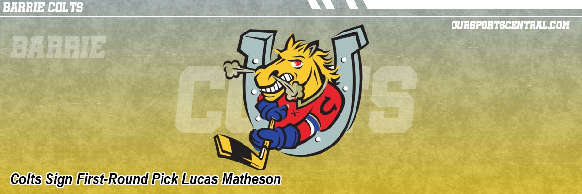 Colts Sign First-Round Pick Lucas Matheson