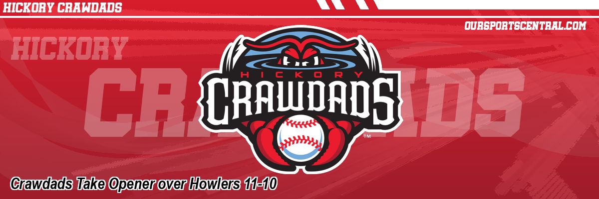 Crawdads Take Opener over Howlers 11-10