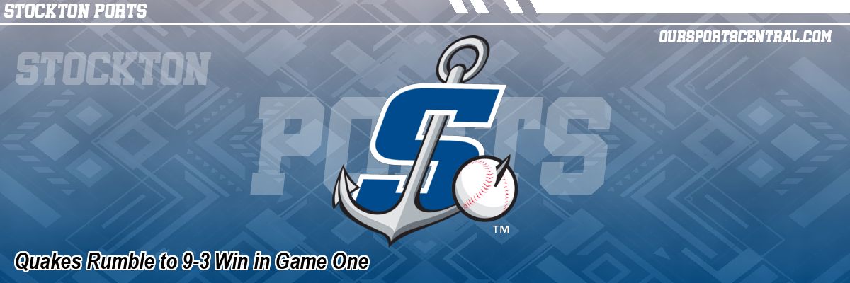 Quakes Rumble to 9-3 Win in Game One