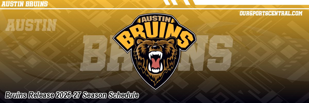 Bruins Release 2026-27 Season Schedule