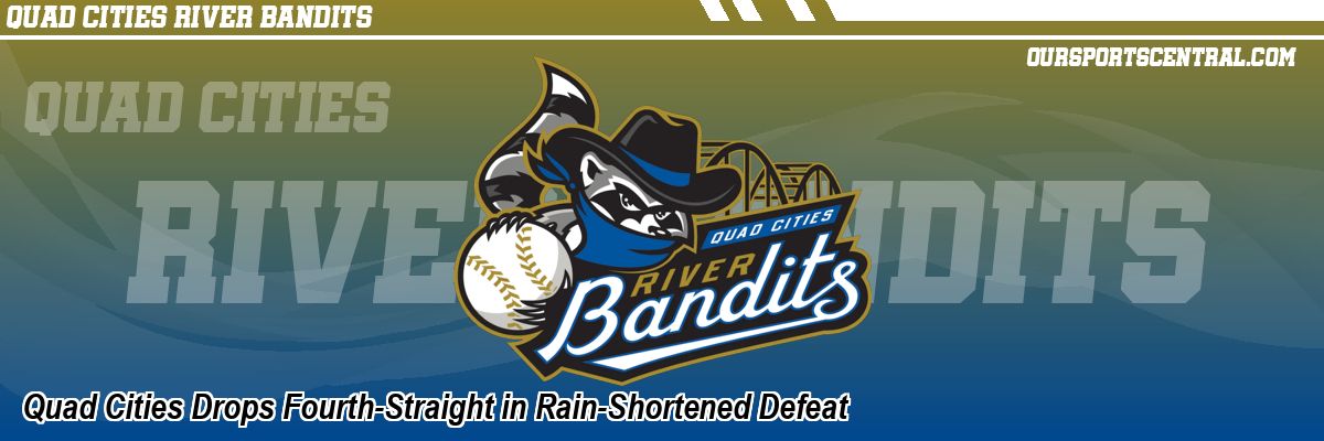 Quad Cities Drops Fourth-Straight in Rain-Shortened Defeat