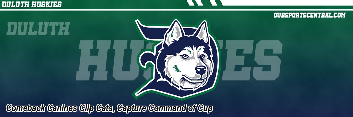 Comeback Canines Clip Cats, Capture Command of Cup