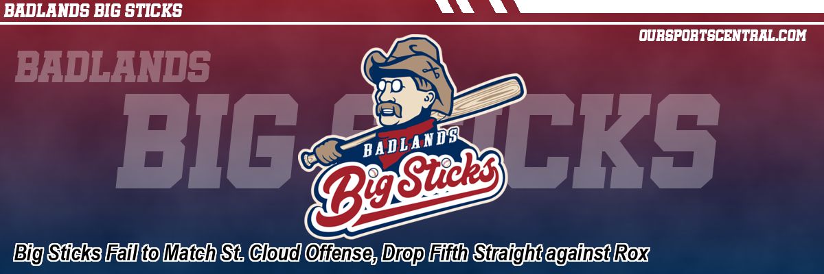 Big Sticks Fail to Match St. Cloud Offense, Drop Fifth Straight against Rox