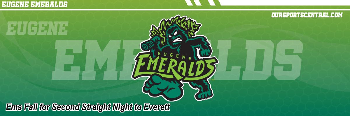 Ems Fall for Second Straight Night to Everett