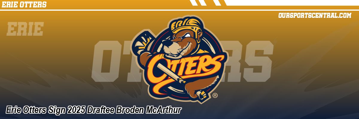 Erie Otters Sign 2025 Draftee Broden McArthur