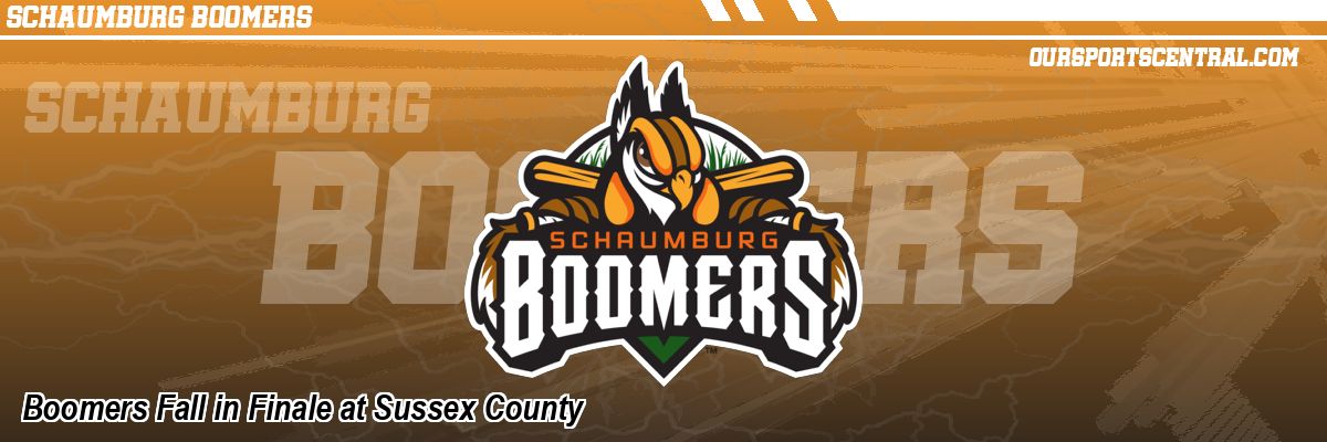 Boomers Fall in Finale at Sussex County