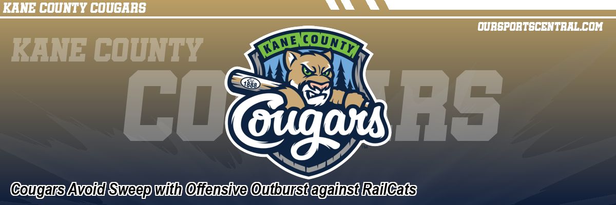 Cougars Avoid Sweep with Offensive Outburst against RailCats