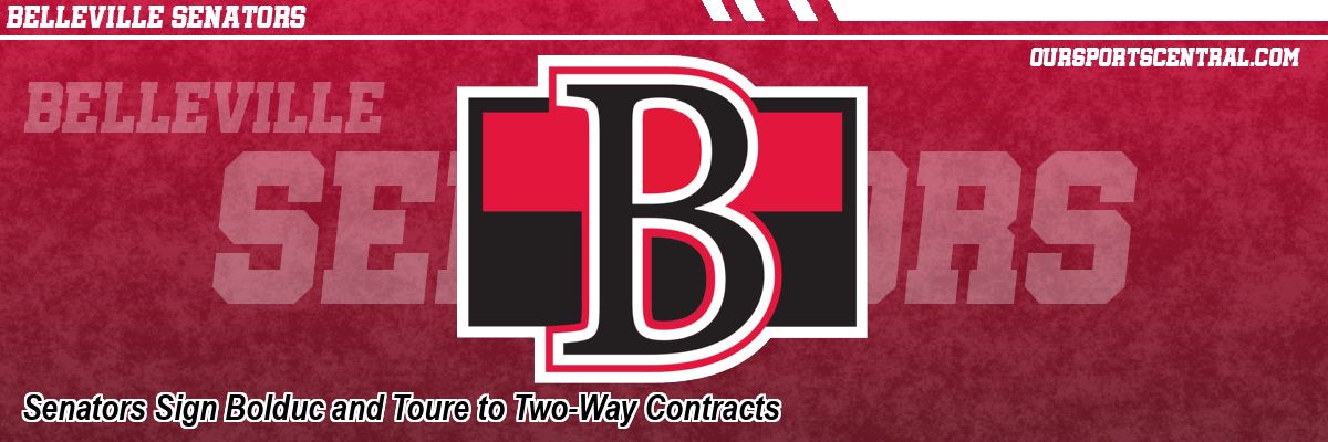 Senators Sign Bolduc and Toure to Two-Way Contracts