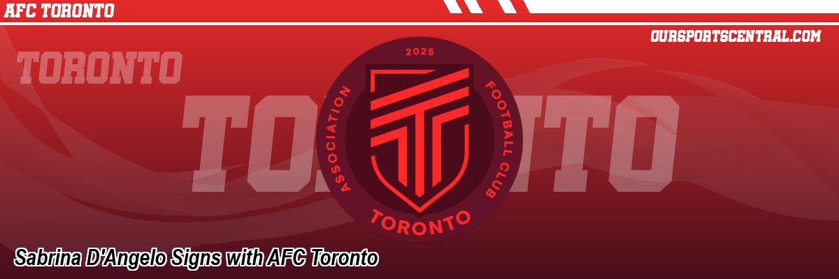 Sabrina D'Angelo Signs with AFC Toronto