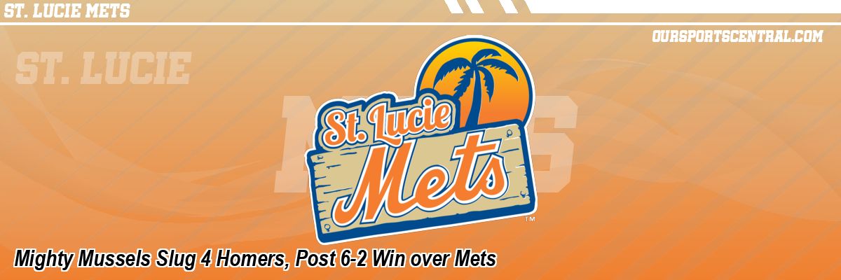 Mighty Mussels Slug 4 Homers, Post 6-2 Win over Mets